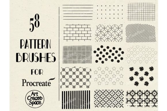 37 Procreate Pattern Brushes You Must Explore