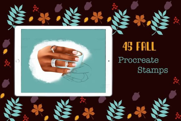 Fall Procreate Stamp Brushes
