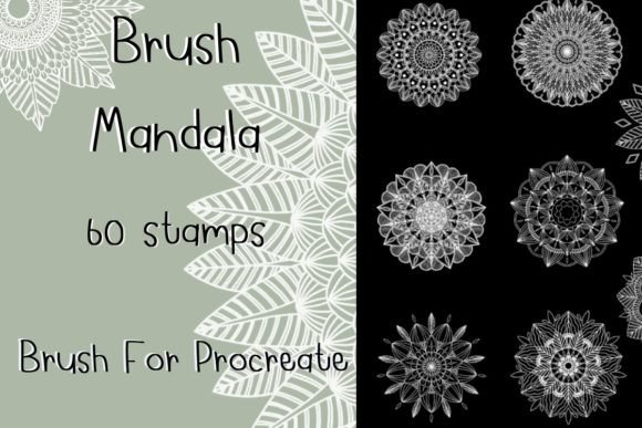 Mandala Stamp Brushes for Procreate