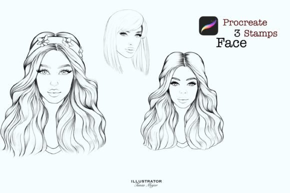 Procreate Face Stamps