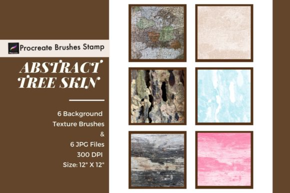 Abstract Tree Skin Procreate Brushes