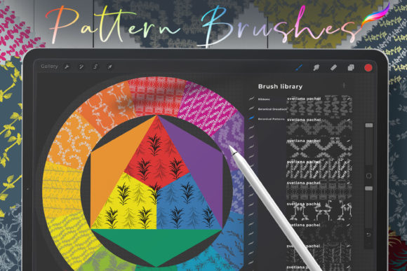 Seamless Pattern Brushes for Procreate