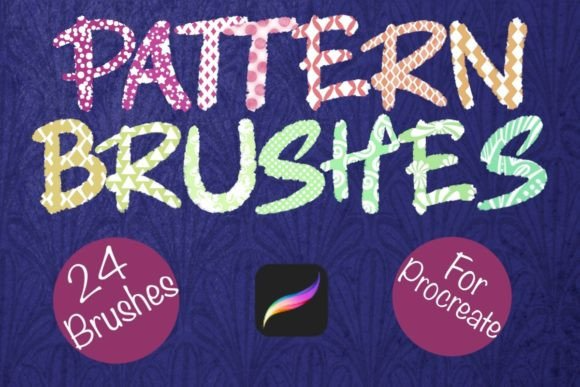 Pattern Brushes 2 for Procreate