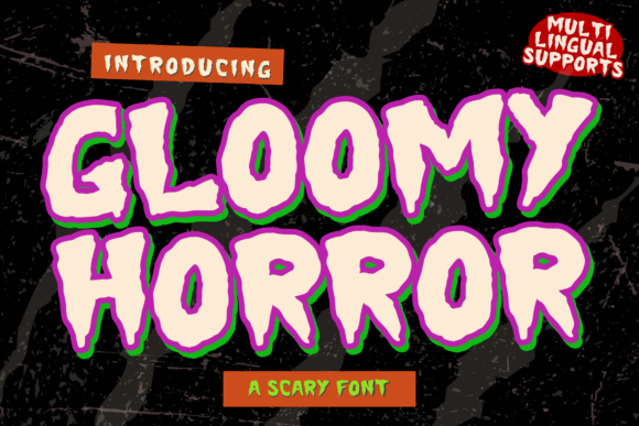 Gloomy Horror Font