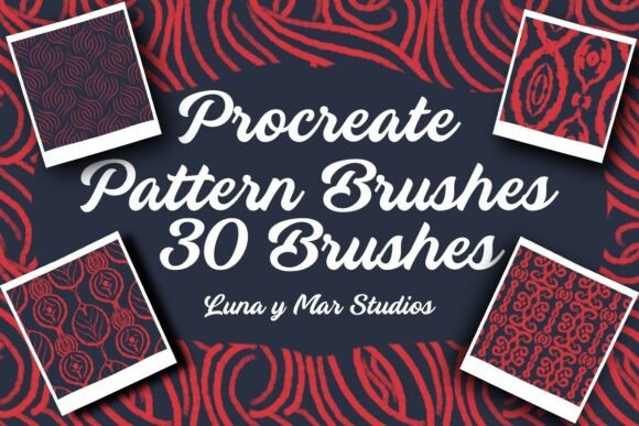 30 Procreate Pattern Brushes