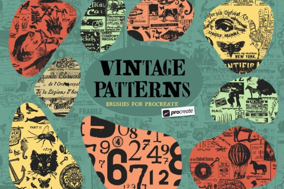 Vintage Pattern Procreate Brushes