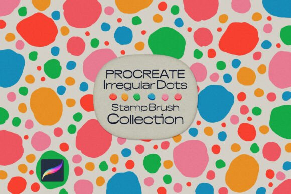 Irregular Dots Procreate Stamp Brushes