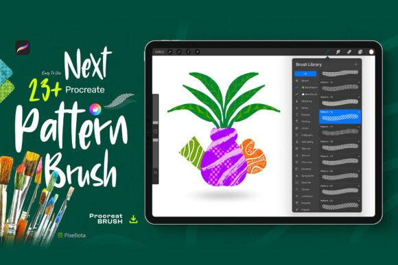 Next Pattern✦ Free Procreate Brushes Set