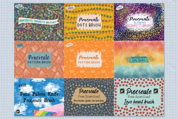Free Procreate Brushes Bundle