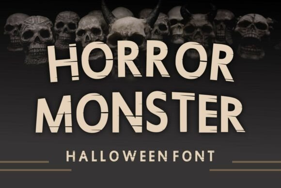 Horror Monster Font