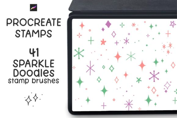 Procreate Stamps Sparkles Stamp Brushes
