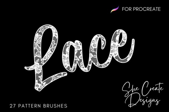 Procreate Lace Seamless Brushes
