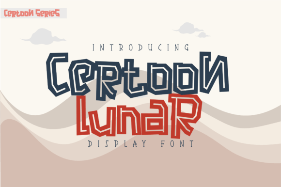 Certoon Lunar Font