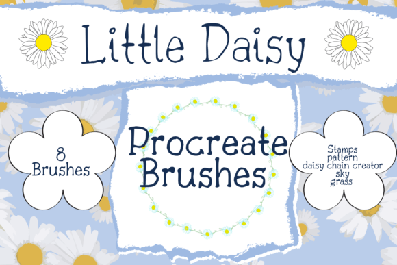 Little Daisy Procreate Brush Set