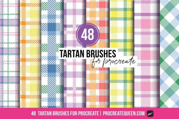 Tartan Brushes for Procreate