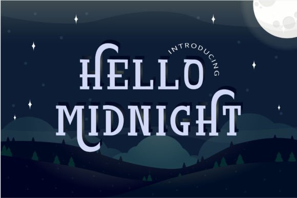 Hello Midnight Font