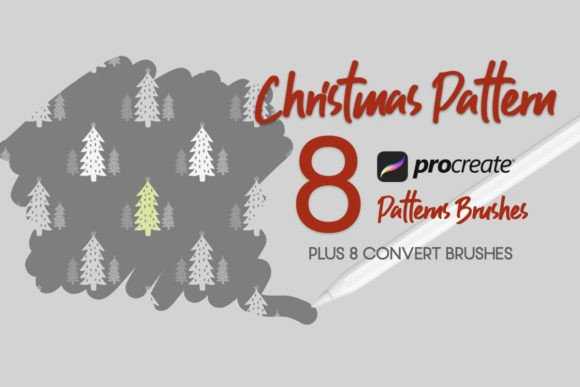 Christmas Pattern Brush for Procreate