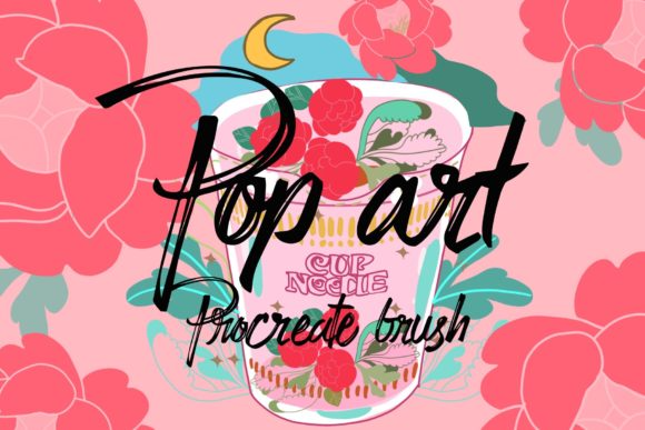 Pop Art Procreate Brush & Clipart