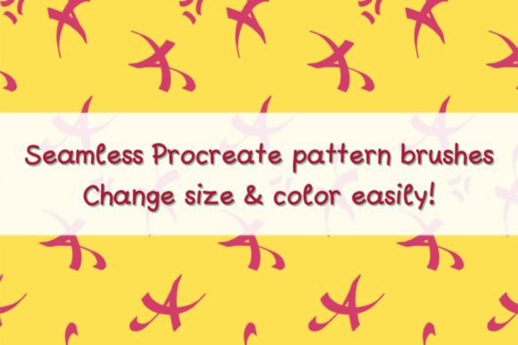 Seamless Procreate Pattern Brush Set