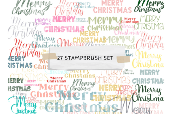 Merry Christmas Brushes for Procreate