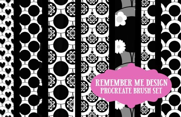 Procreate Pattern Brush Set