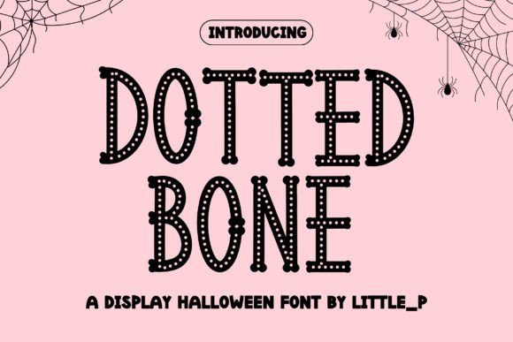 Dotted Bone Font
