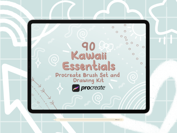 Kawaii Essentials Procreate Brush Set