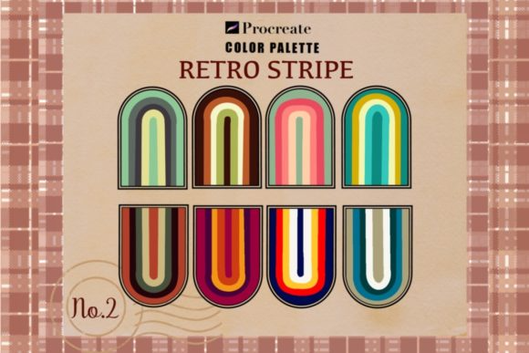 Retro Color Palette Procreate No.2