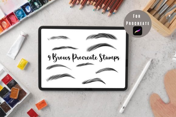 Procreate Brows Stamps