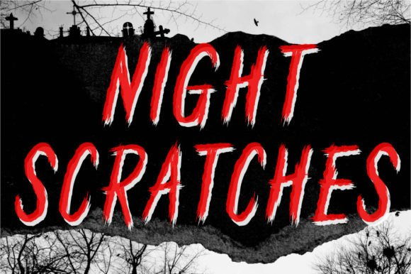 Night Scratches Font
