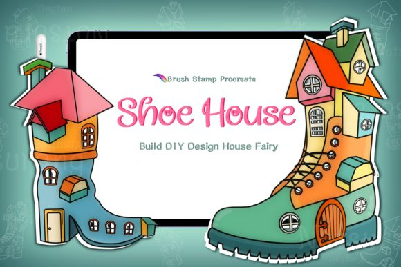 Elements Doodle Shoe House DIY Brush
