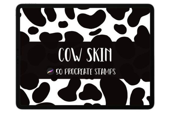 Stamp Brush Procreate Cow Pattern