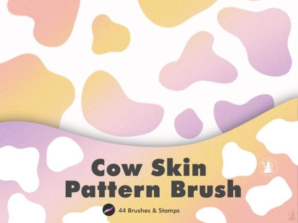 Cow Skin Pattern Stamp for Procreate
