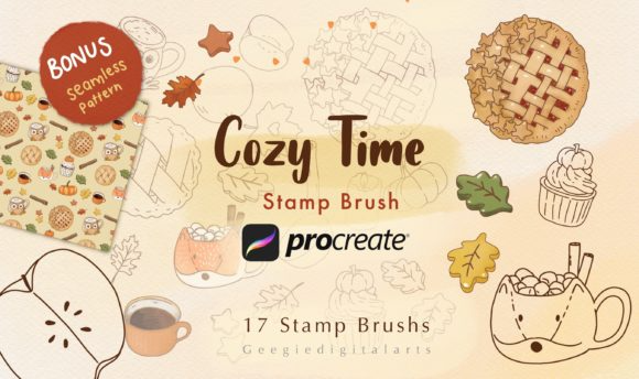 Cozy Time Stamp Brushes