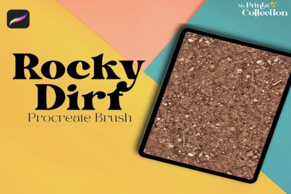 Rocky Dirt Ground Procreate Brush