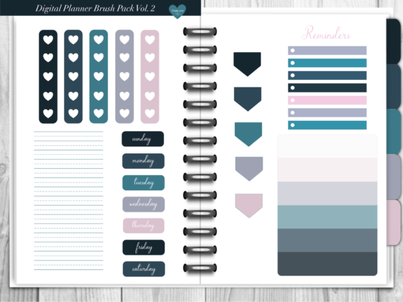 Procreate Planner Brush Pack