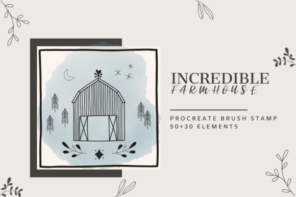 Procreate Brush Stamp IncredibleFarmhous