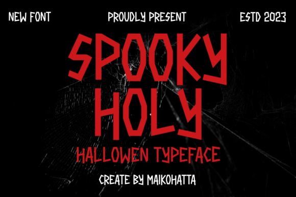 Spooky Holy Font