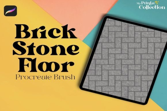 Brick Stone Floor Procreate Brush