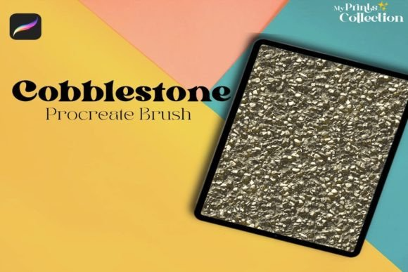 Cobblestone Dirty Ground Procreate Brush