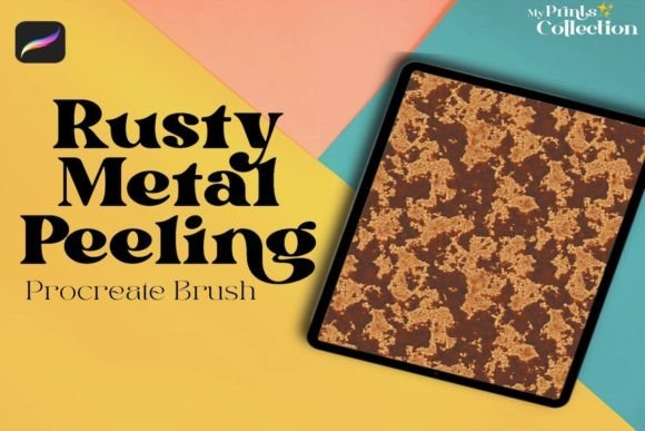 Rusty Metal Peeling Procreate Brush
