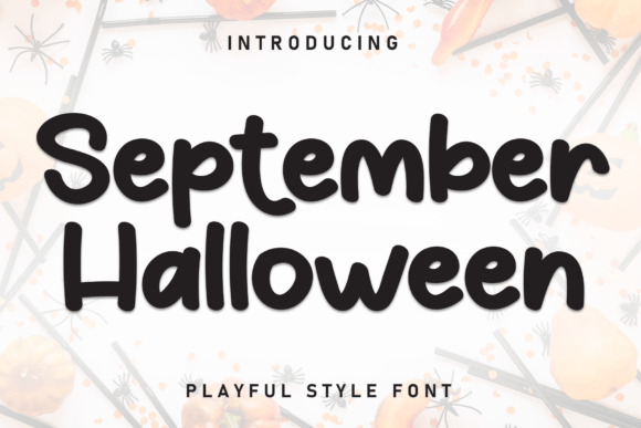 September Halloween Font
