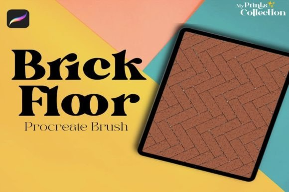 Brick Floor Procreate Brush