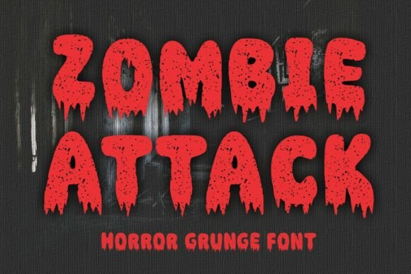 Zombie Attack Font
