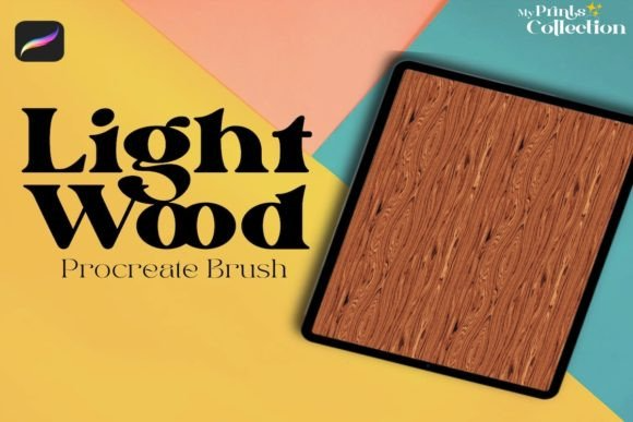 Procreate Light Wood Single Brush
