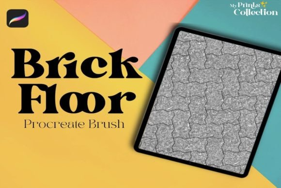 Brick Floor Procreate Brush