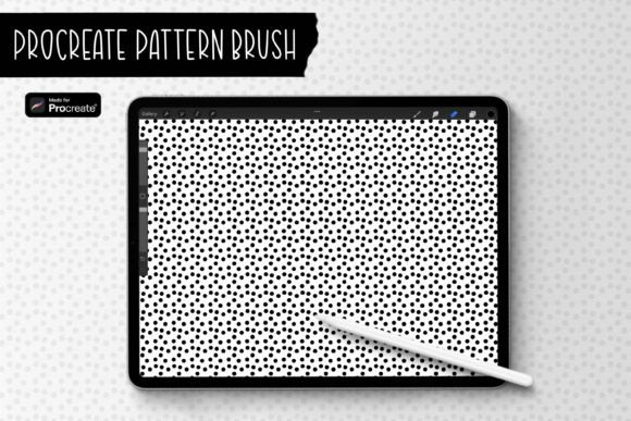 Polka Dot Procreate Repeat Pattern Brush
