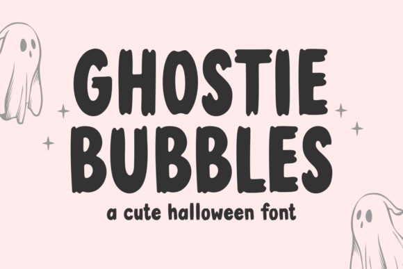 Ghostie Bubbles Font by Dreamink 7ntypes Font