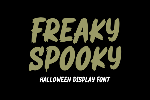 Freaky Spooky Font