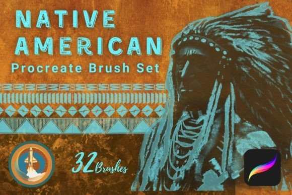 Native American Procreate Brush Set